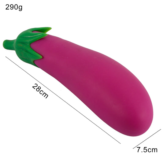 Eggplant squishy toy
